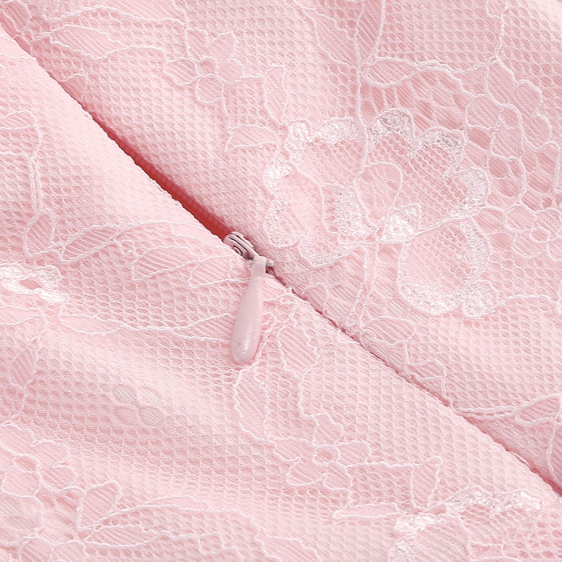 Malva Pink Strappy Lace Layered Maxi Dress - OWNCI Malva Pink Strappy Lace Layered Maxi Dress - OWNCI