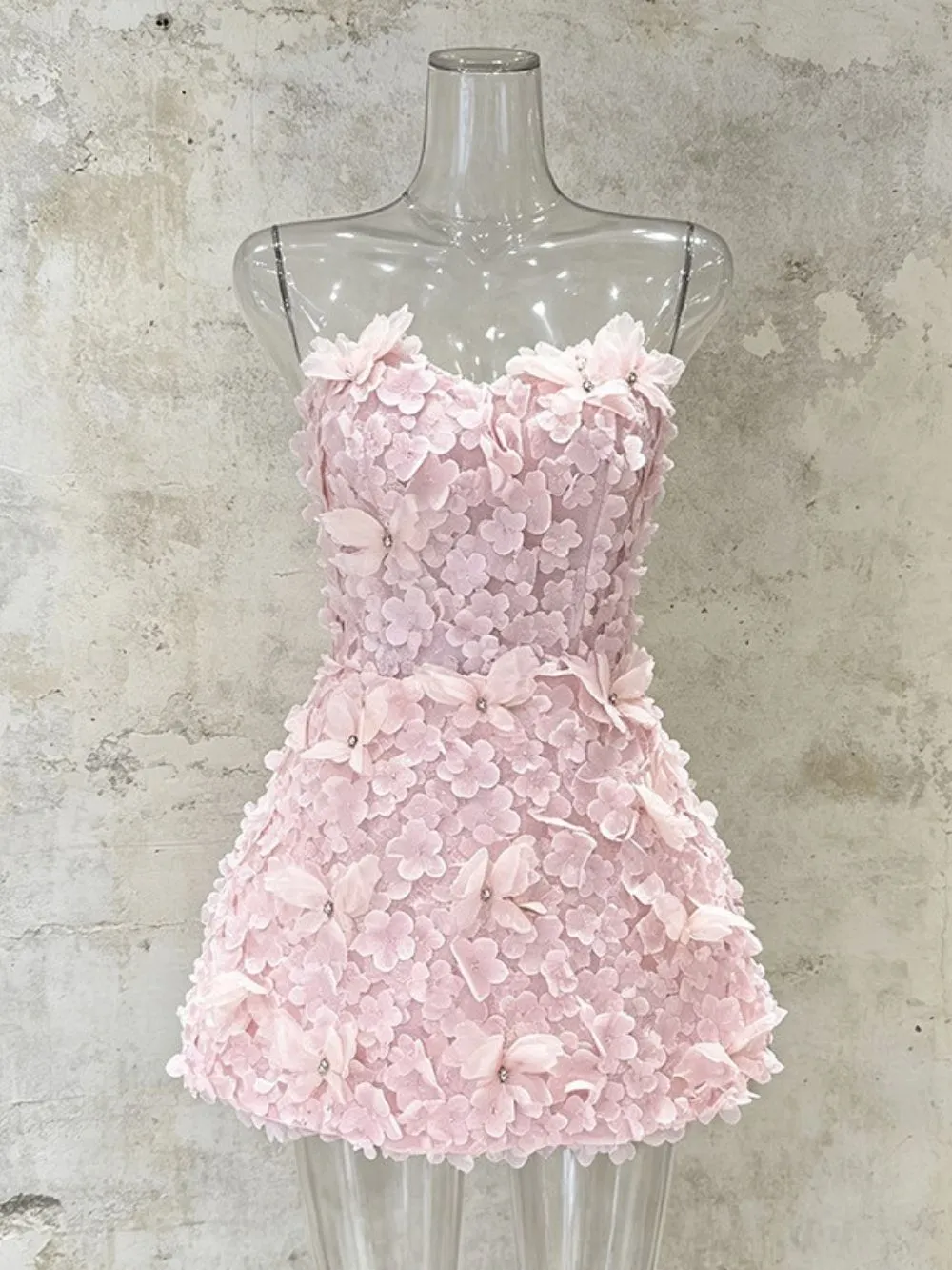 Maricopa Strapless Floral Mini Dress - OWNCI