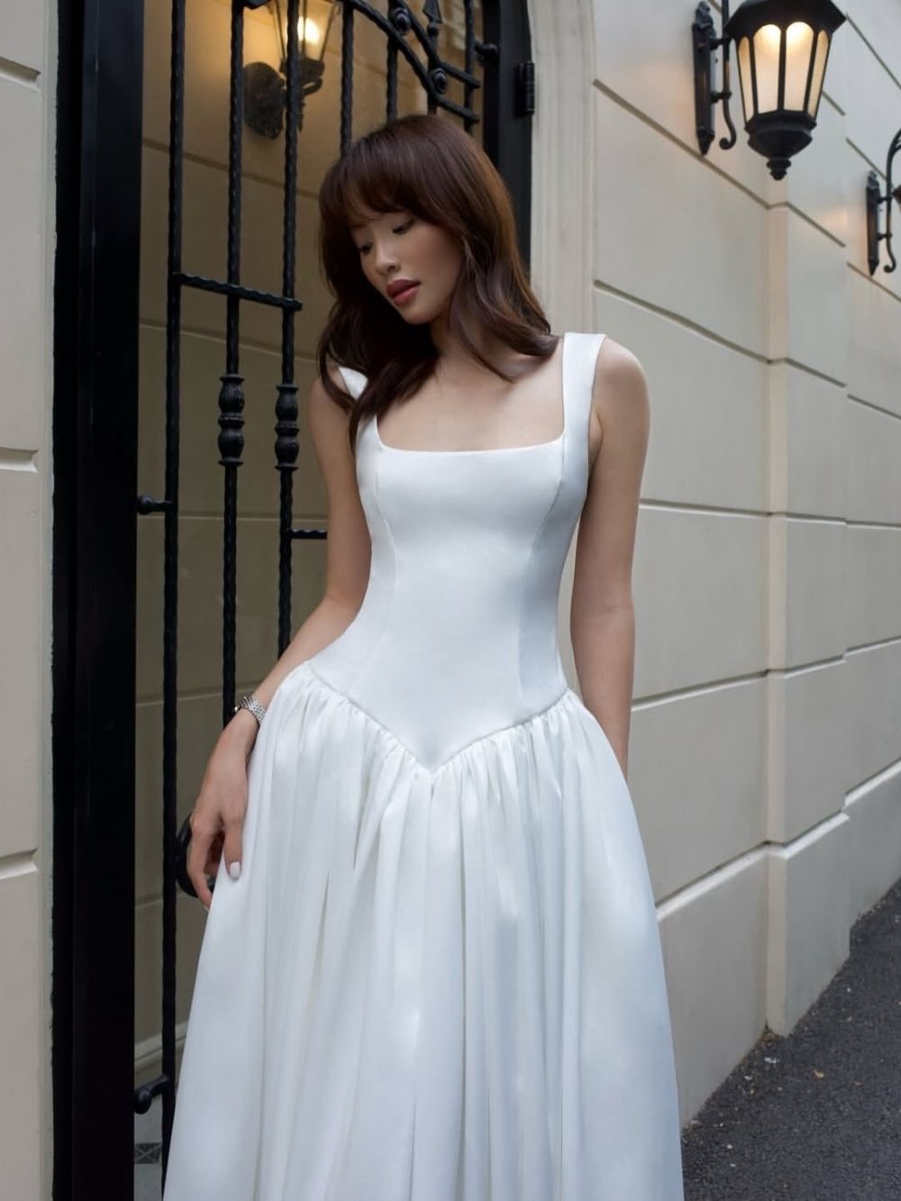 Masako White Strappy Maxi Dress - OWNCI Masako White Strappy Maxi Dress - OWNCI