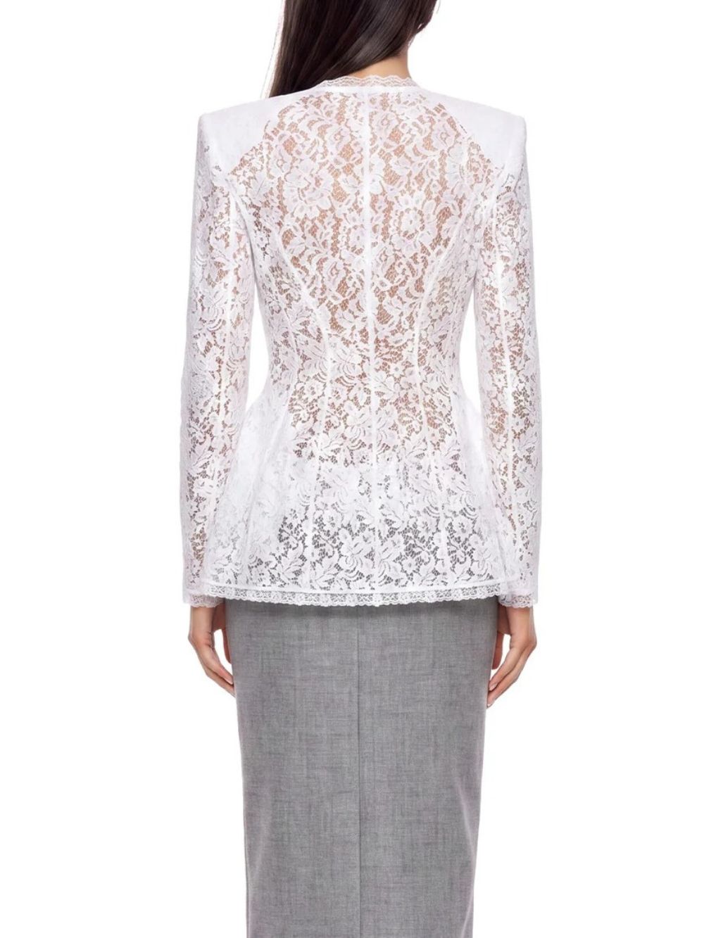 Wyloren Long Sleeve Lace Top - OWNCI