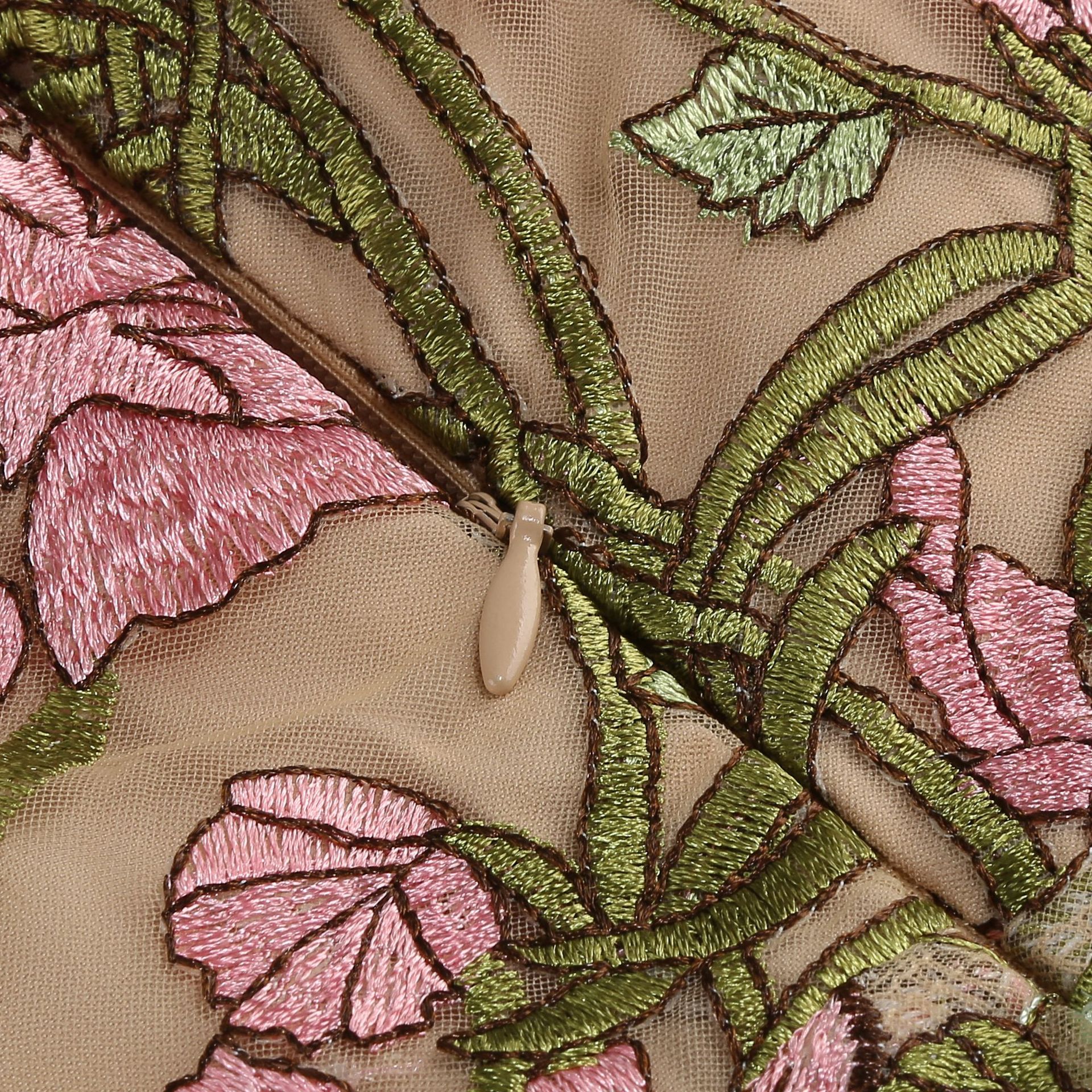 Masiela Flower Embroidery Midi Dress - OWNCI Masiela Flower Embroidery Midi Dress - OWNCI
