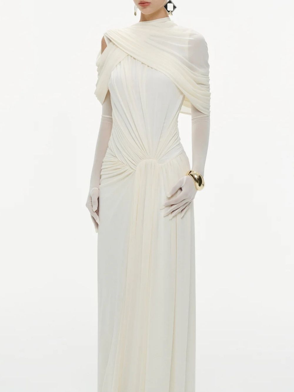 Marta Ruched Maxi Dress - OWNCI Marta Ruched Maxi Dress - OWNCI