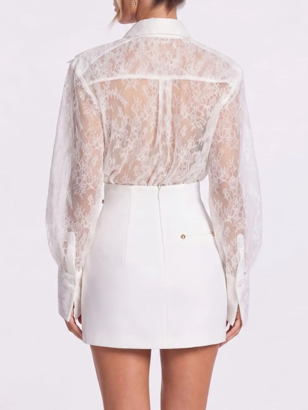 Wyrden Flower Lace Shirt - OWNCI