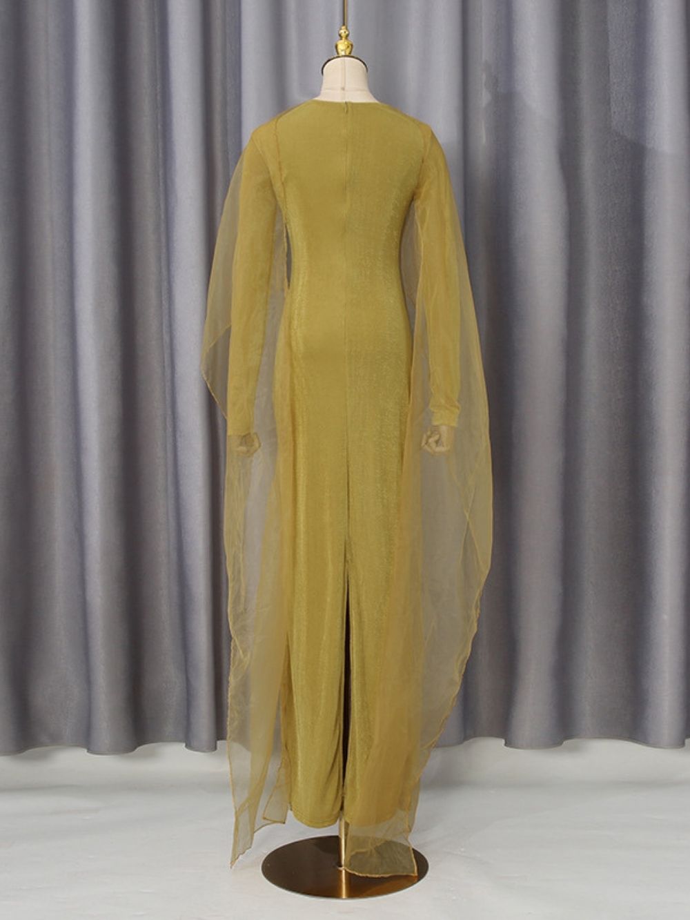 Marceline Long Sleeve Mesh Maxi Dress - OWNCI Marceline Long Sleeve Mesh Maxi Dress - OWNCI