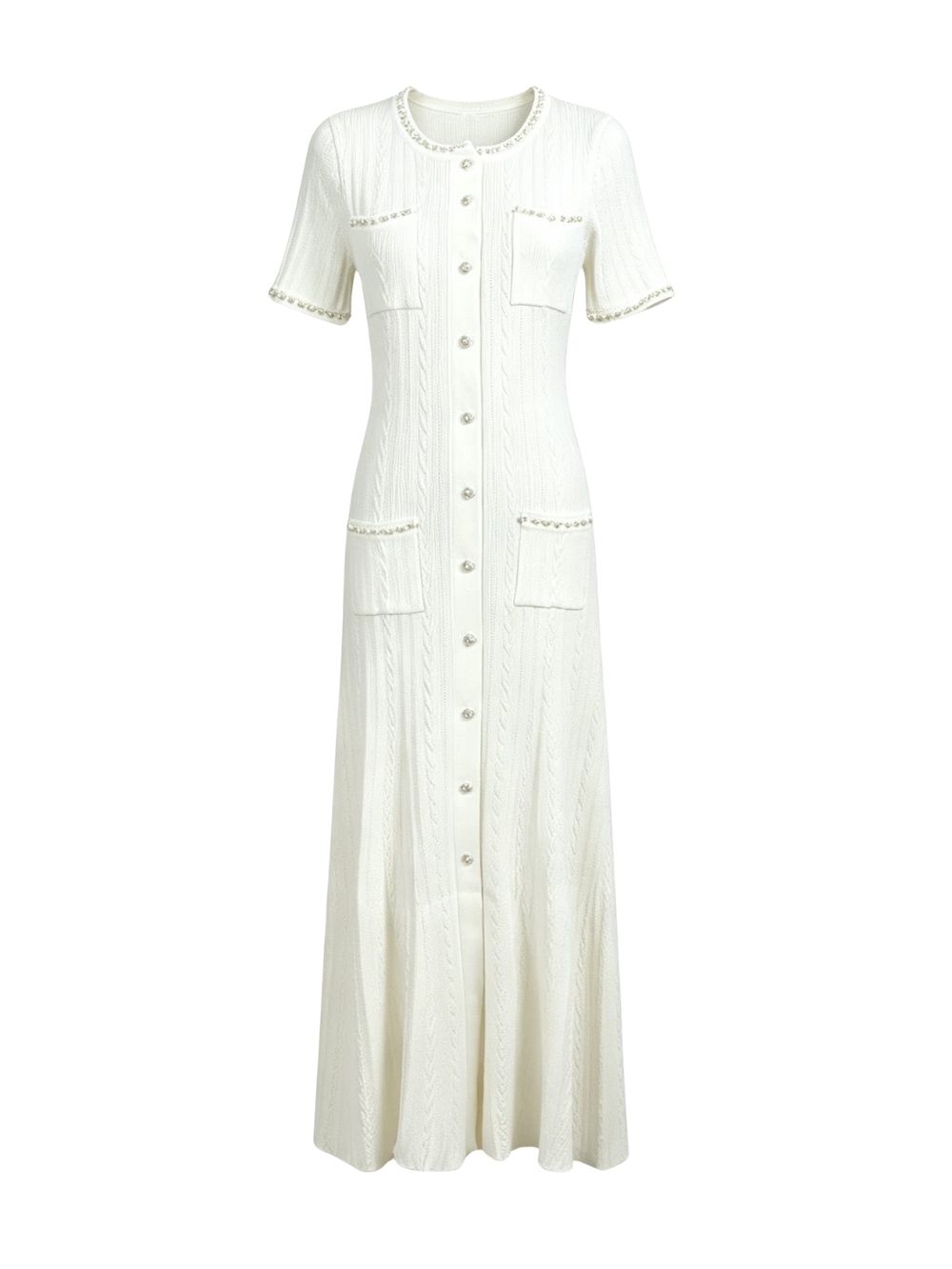 ccedf099490729caf5116c11837e5578 Marilyn Pearl Knit Midi Dress