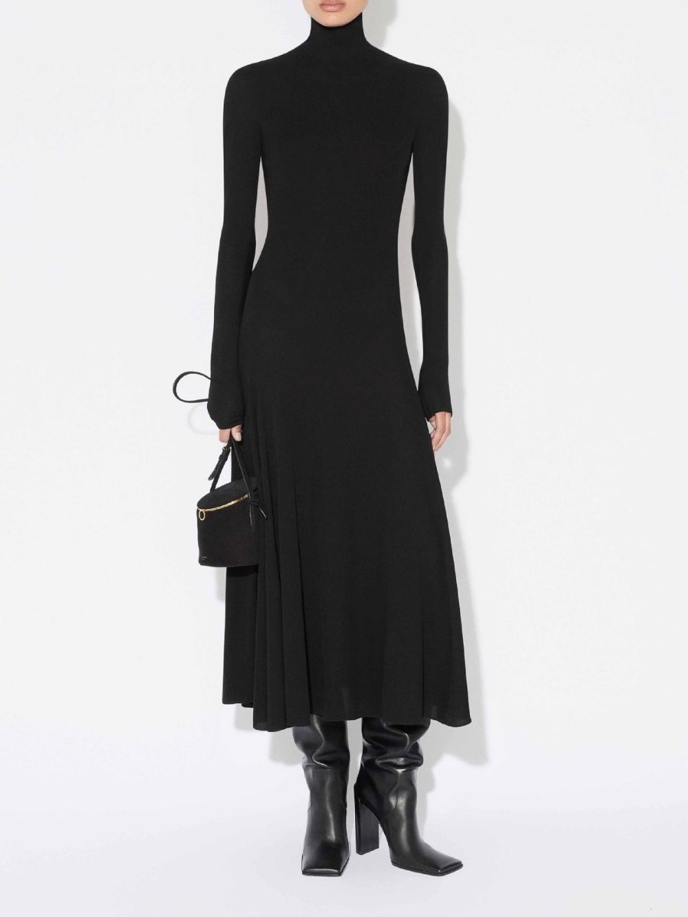 Mariella Black Long Sleeve Maxi Dress - OWNCI Mariella Black Long Sleeve Maxi Dress - OWNCI