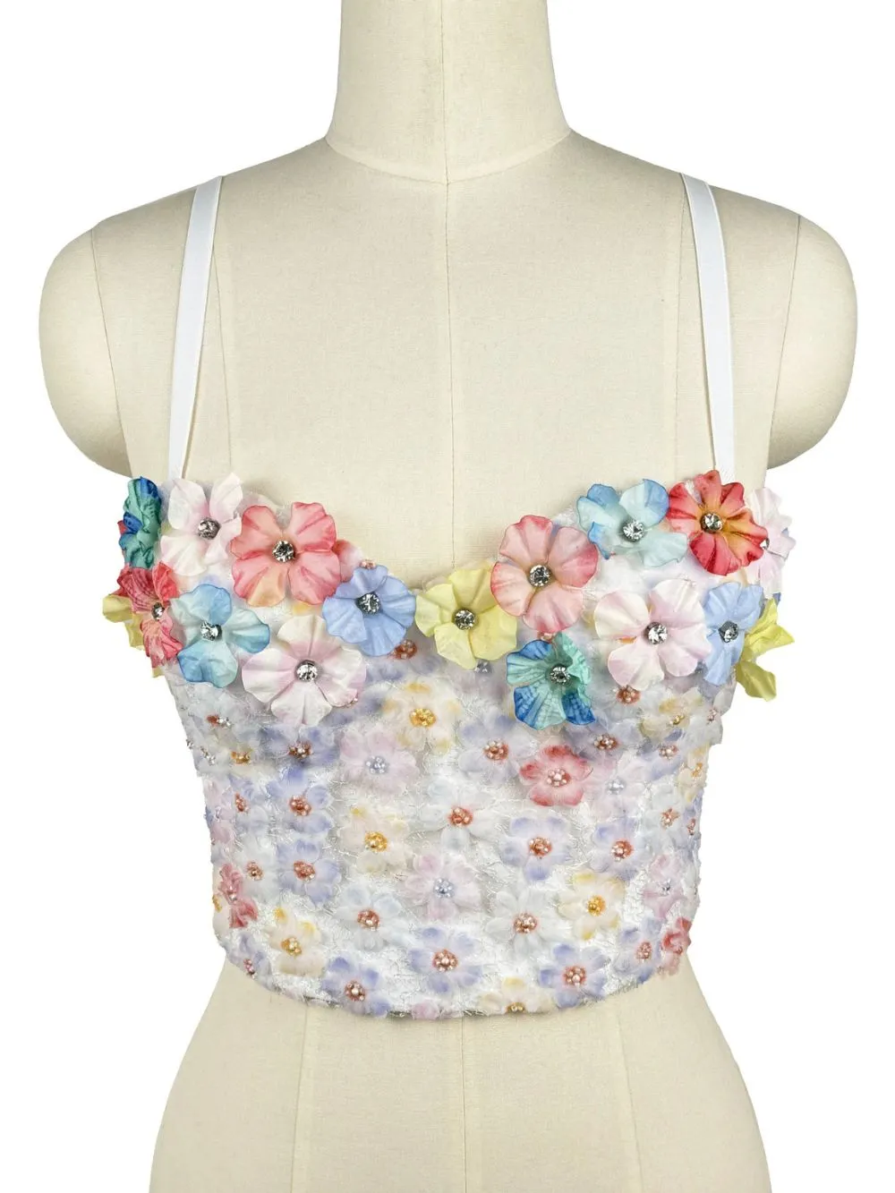 Maryana Flower Crop Top - OWNCI