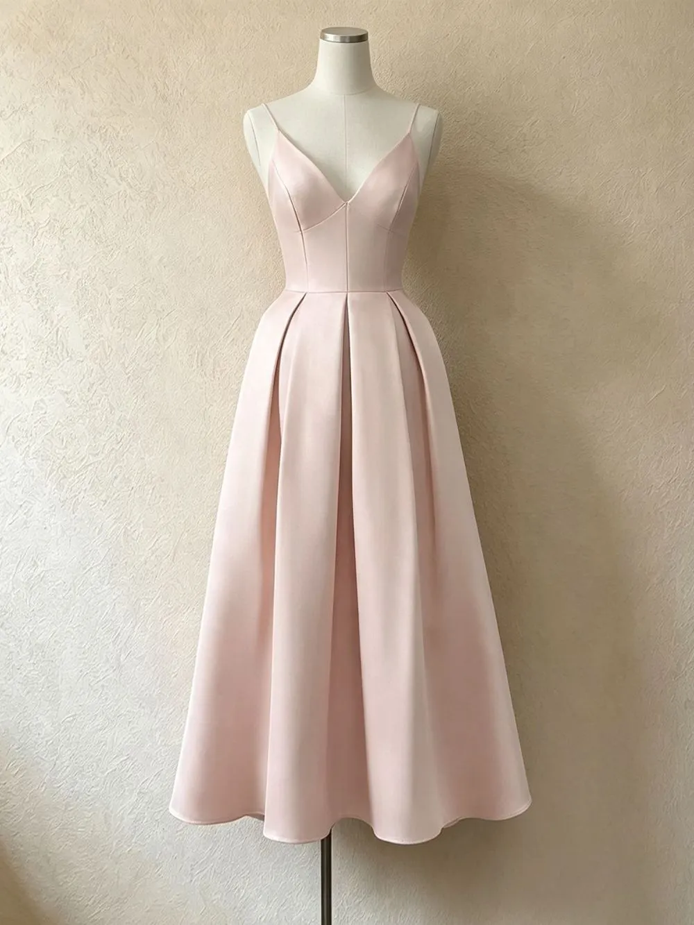 Masa Spaghetti V-Neck Backless Midi Dress - OWNCI Masa Spaghetti V-Neck Backless Midi Dress - OWNCI