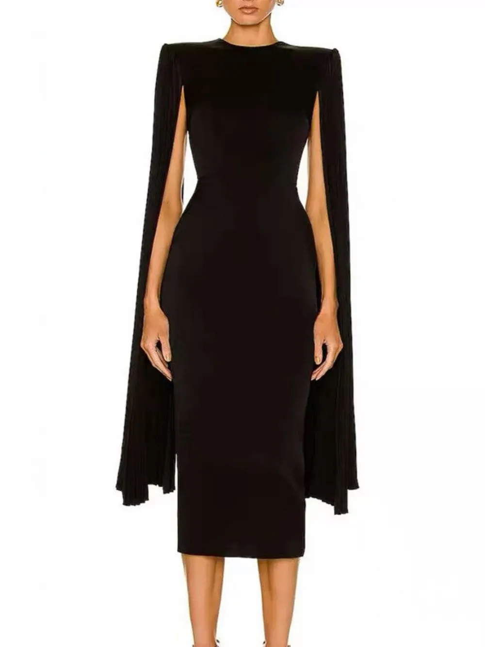 db717601665c0873eec9d8685dbee006 Malulani Black Midi Dress