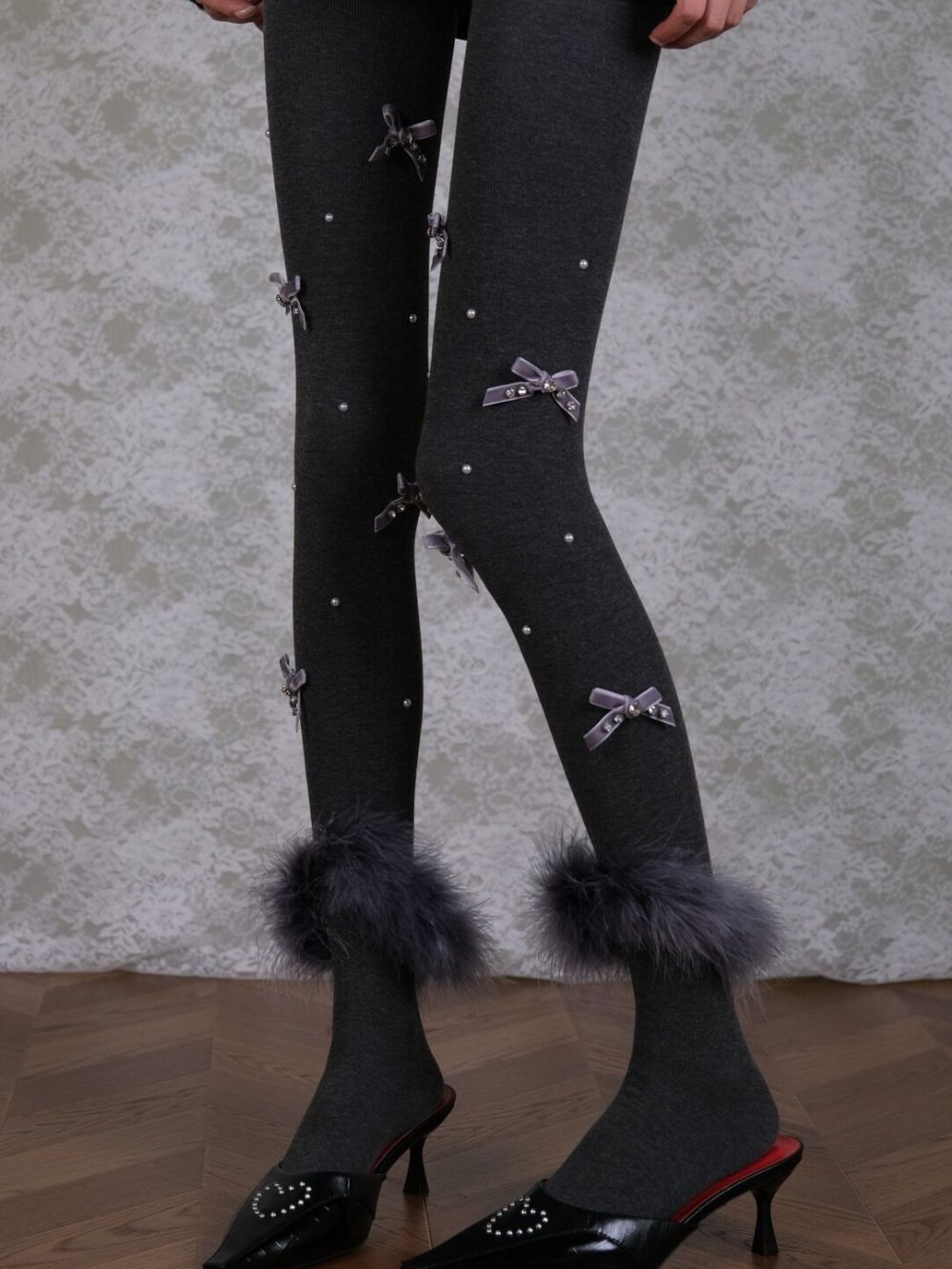 Marjean Bow Tights - OWNCI Marjean Bow Tights - OWNCI