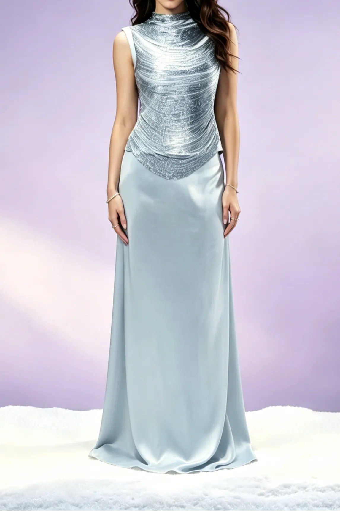 Malkia Blue Tassel Two-Piece Set - OWNCI Malkia Blue Tassel Two-Piece Set - OWNCI