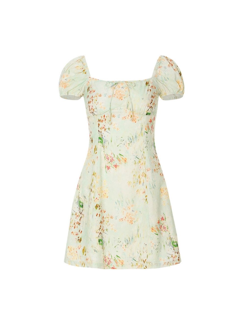 Marta Green Printed Mini Dress - OWNCI Marta Green Printed Mini Dress - OWNCI