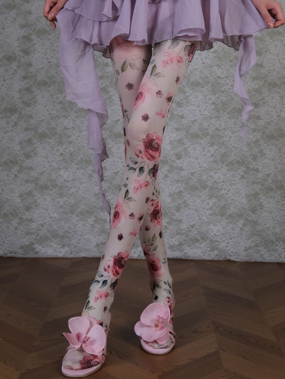 Marrica Floral Tights - OWNCI