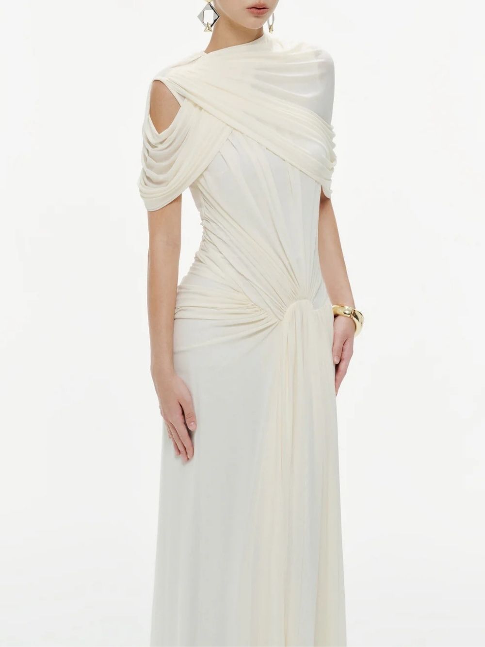 Marta Ruched Maxi Dress - OWNCI Marta Ruched Maxi Dress - OWNCI