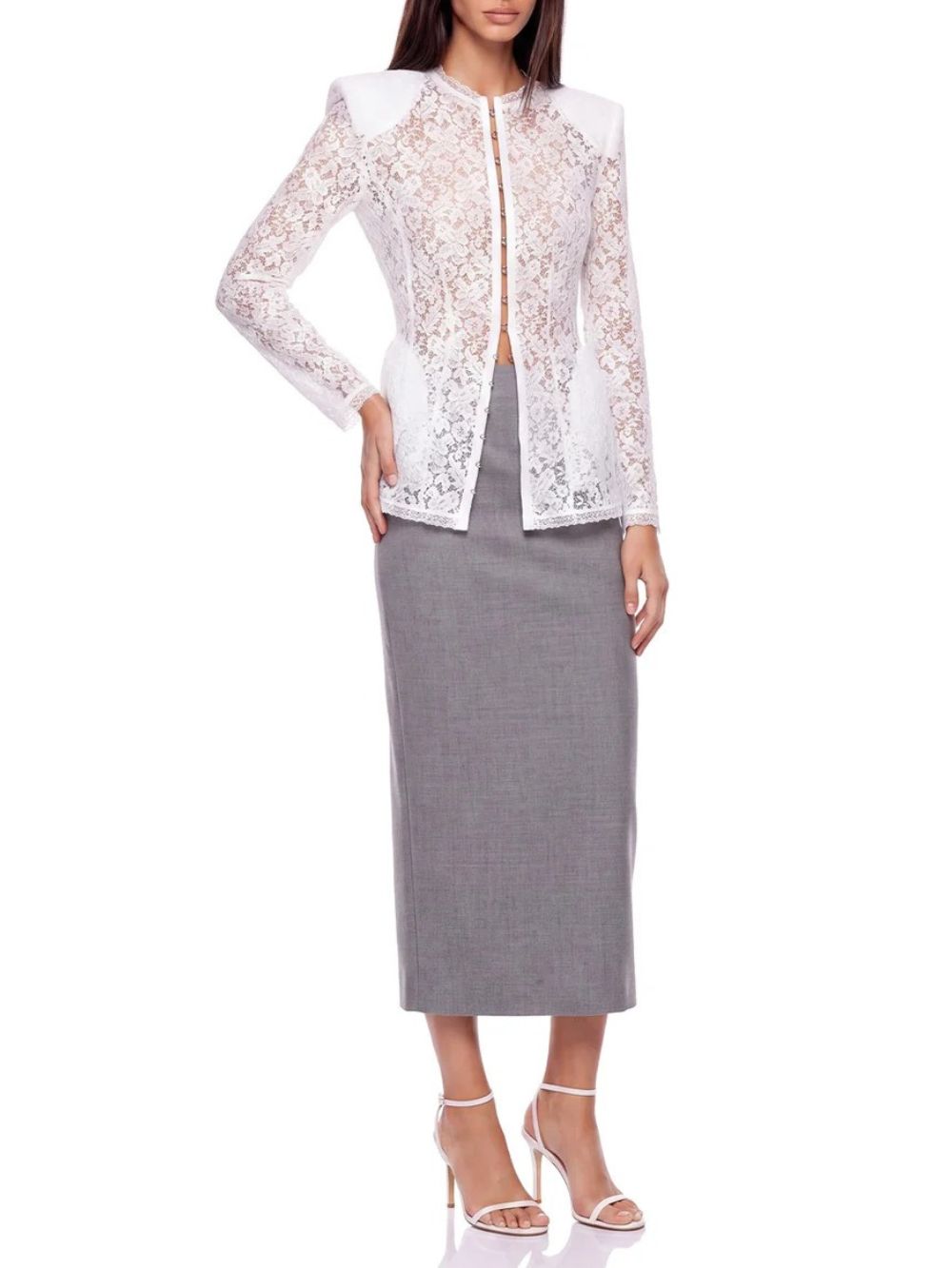Wyloren Long Sleeve Lace Top - OWNCI Wyloren Long Sleeve Lace Top - OWNCI