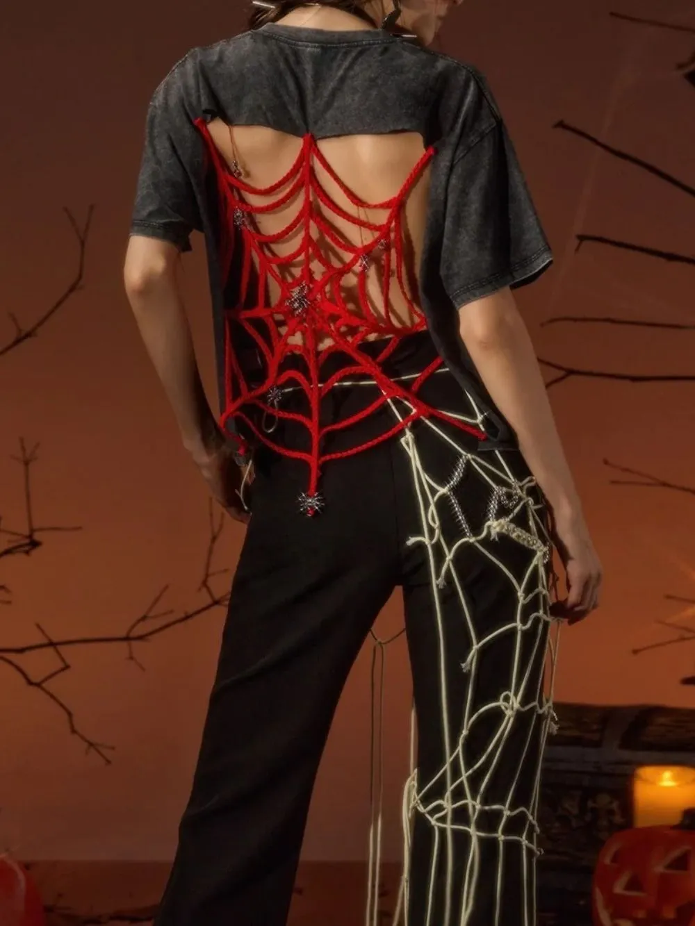 Burelle Short Sleeve Cobweb Top - OWNCI Burelle Short Sleeve Cobweb Top - OWNCI