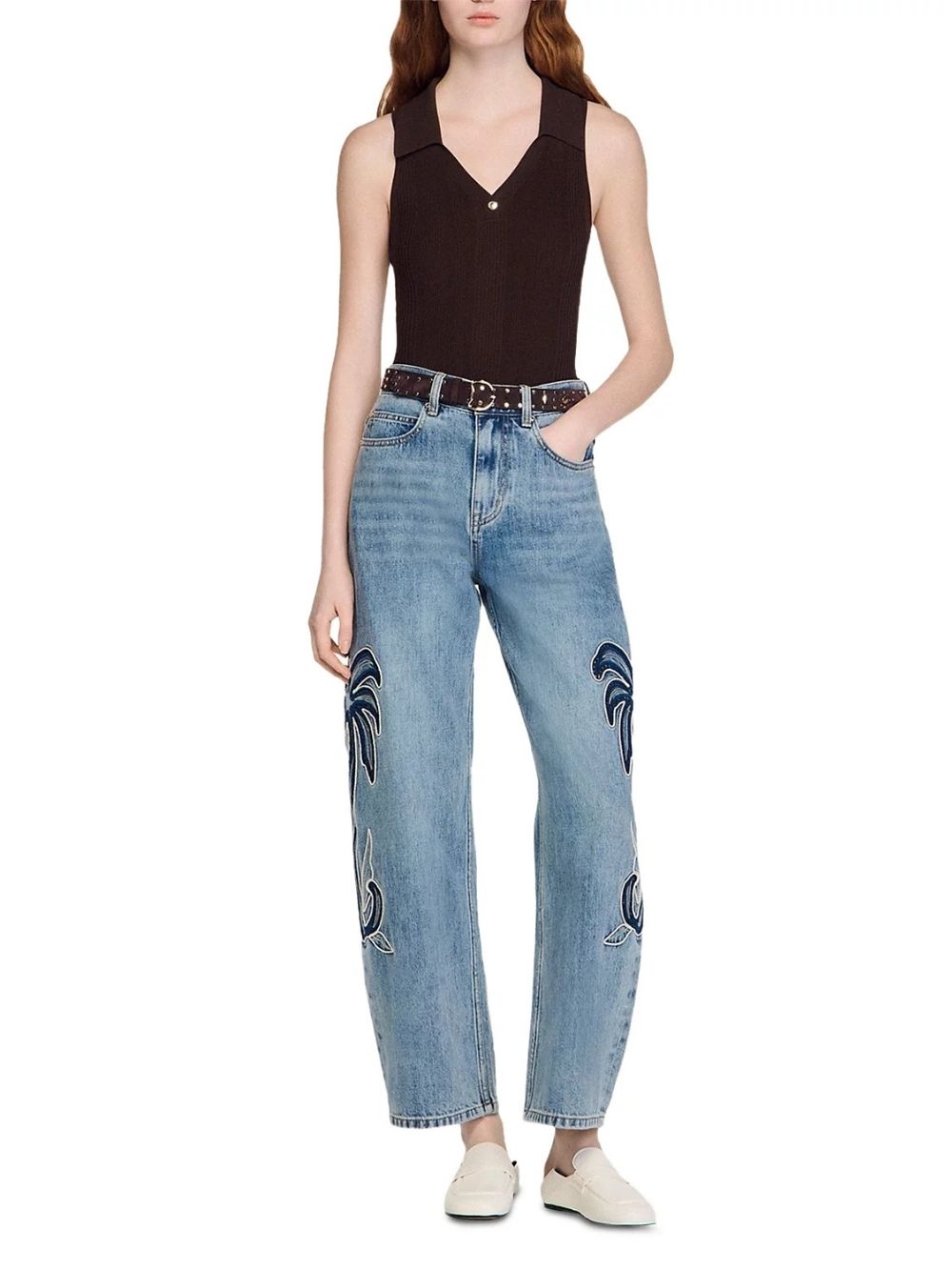 Ribbed Knit Polo Bodysuit - OWNCI Ribbed Knit Polo Bodysuit - OWNCI
