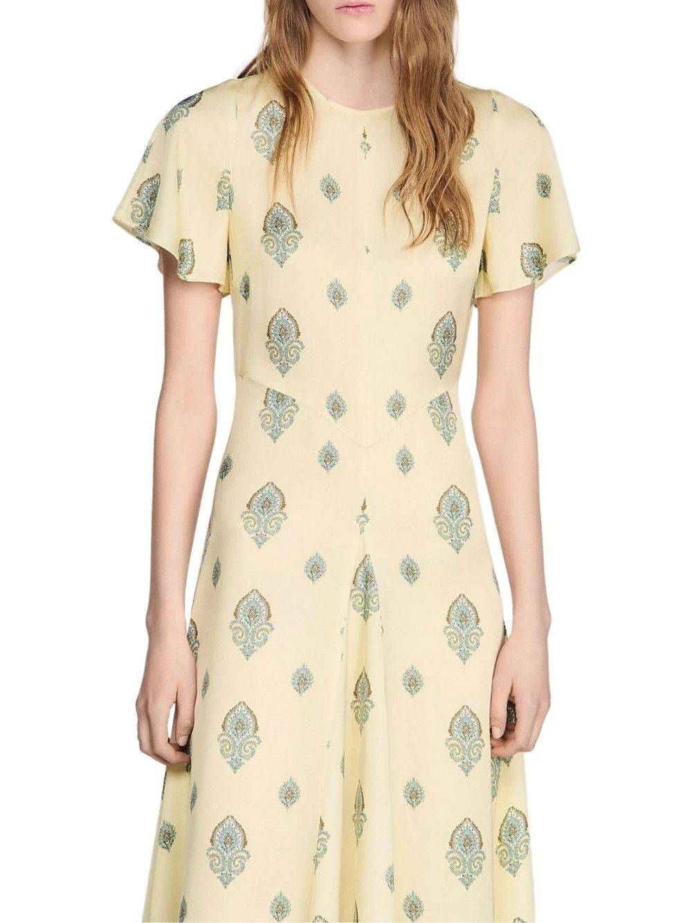 Paisley Print Maxi Dress - OWNCI Paisley Print Maxi Dress - OWNCI