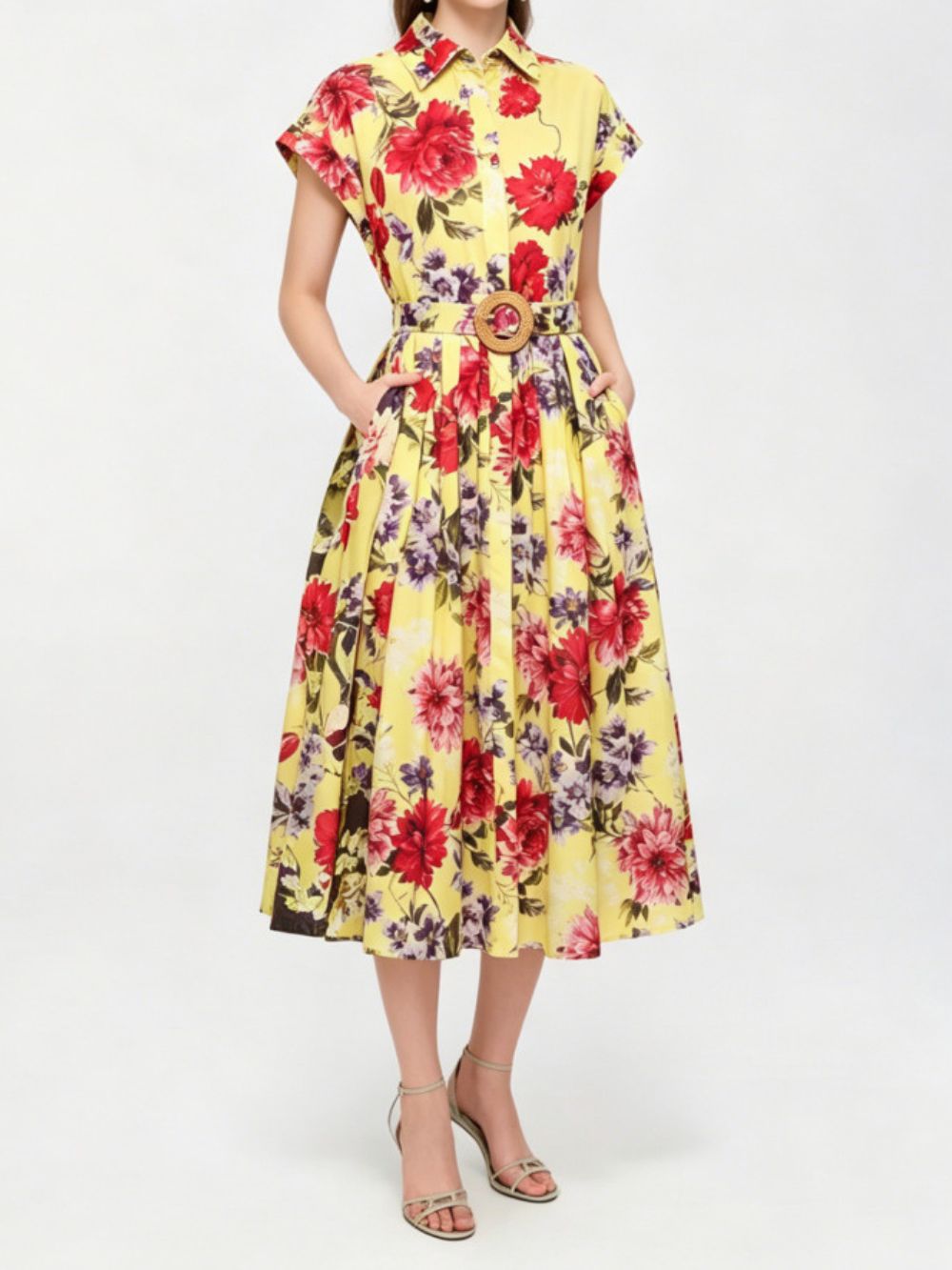Meilani Floral Midi Dress - OWNCI