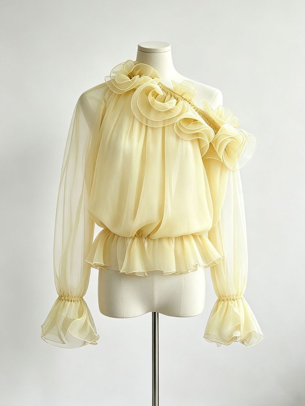 Mekelle Mesh Long Sleeve Top - OWNCI