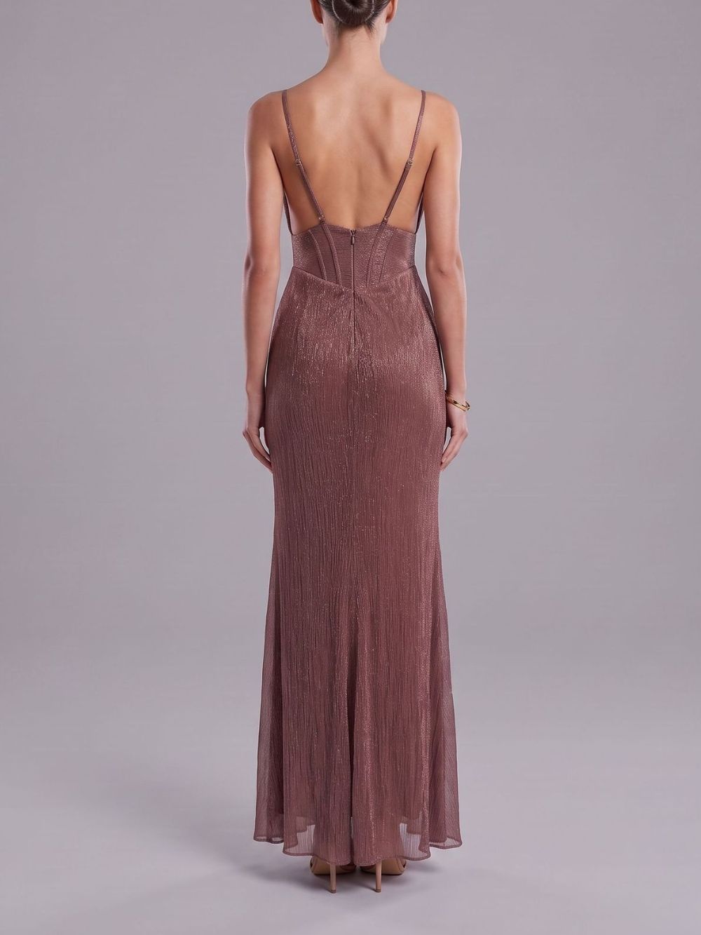 Millee Spaghetti Corset Maxi Dress - OWNCI