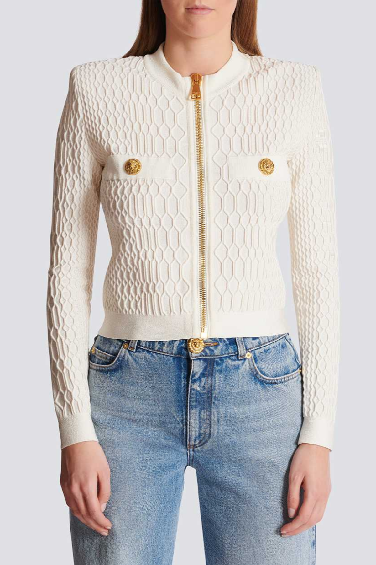 Kabin Crocodile Knit Top – White - OWNCI Kabin Crocodile Knit Top – White - OWNCI