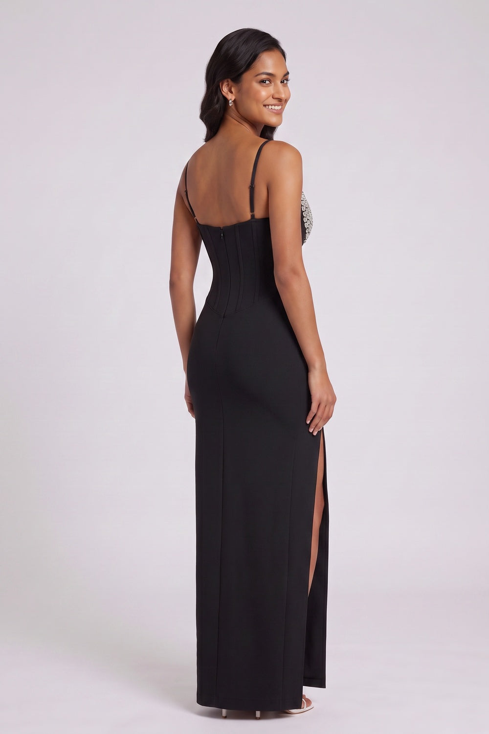 Black Bandage Column Evening Gown - OWNCI Black Bandage Column Evening Gown - OWNCI