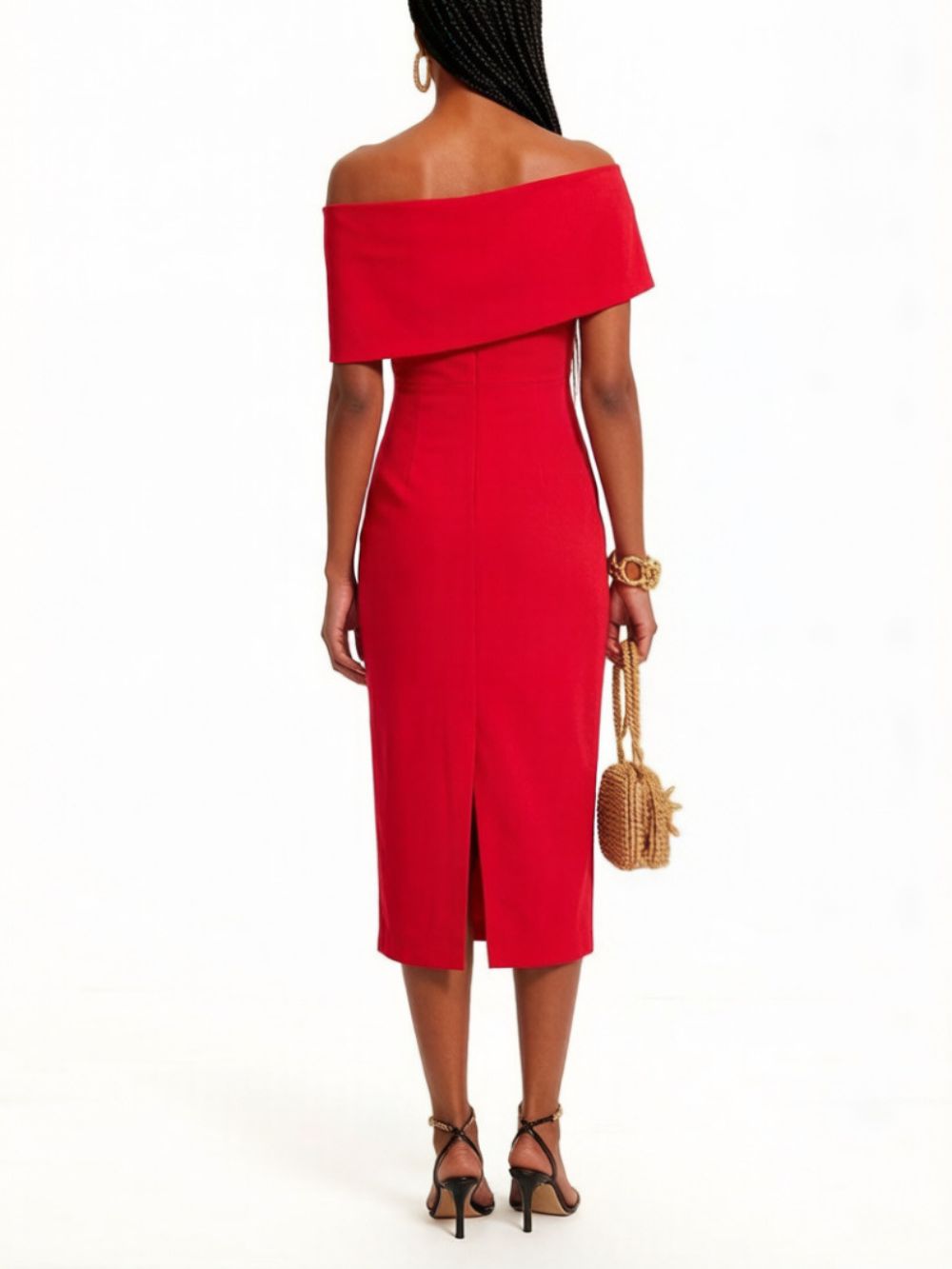 Meira Flower Embellished Midi Dress - OWNCI Meira Flower Embellished Midi Dress - OWNCI