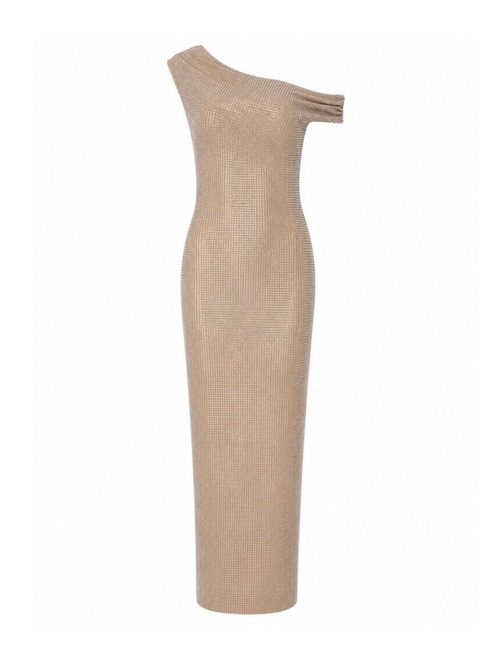 Miller Diamante Ruched Maxi Dress - OWNCI