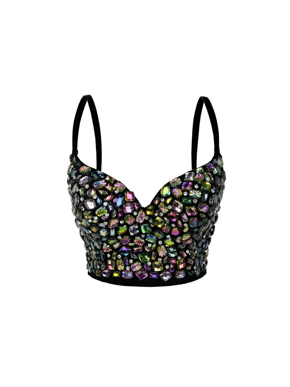 Mercer Diamante Crop Top - OWNCI Mercer Diamante Crop Top - OWNCI