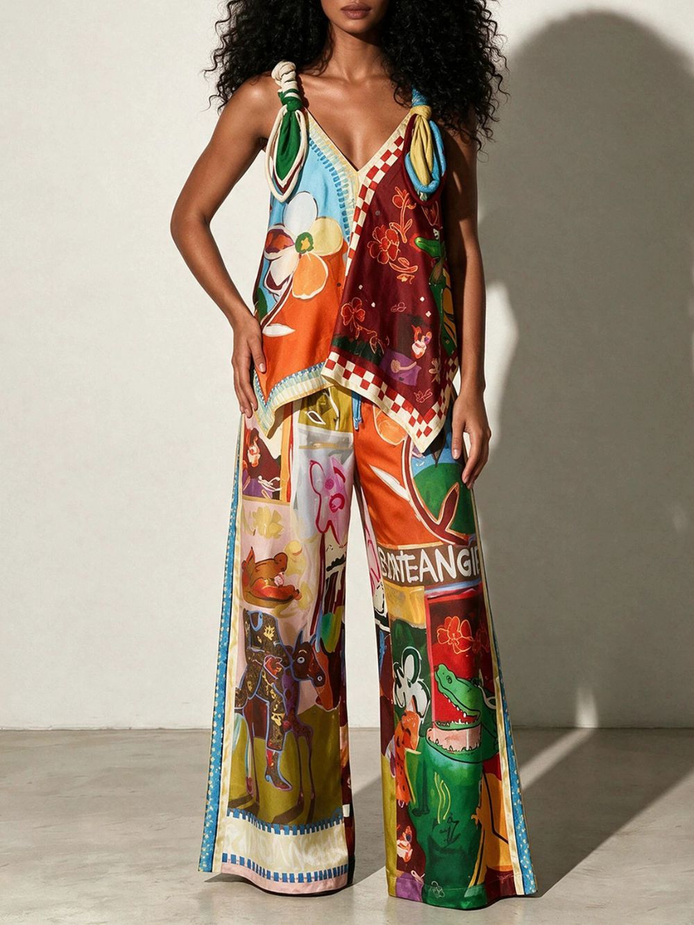 Melinda Printed Two-Piece Set - OWNCI