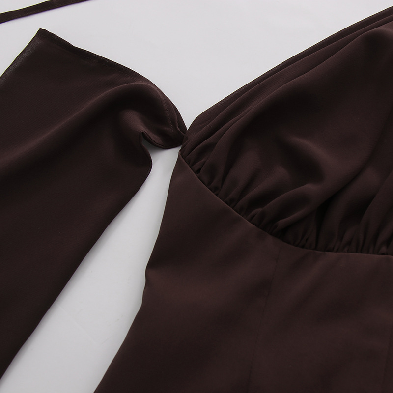 Michele Coffee Long Sleeve Top - OWNCI Michele Coffee Long Sleeve Top - OWNCI