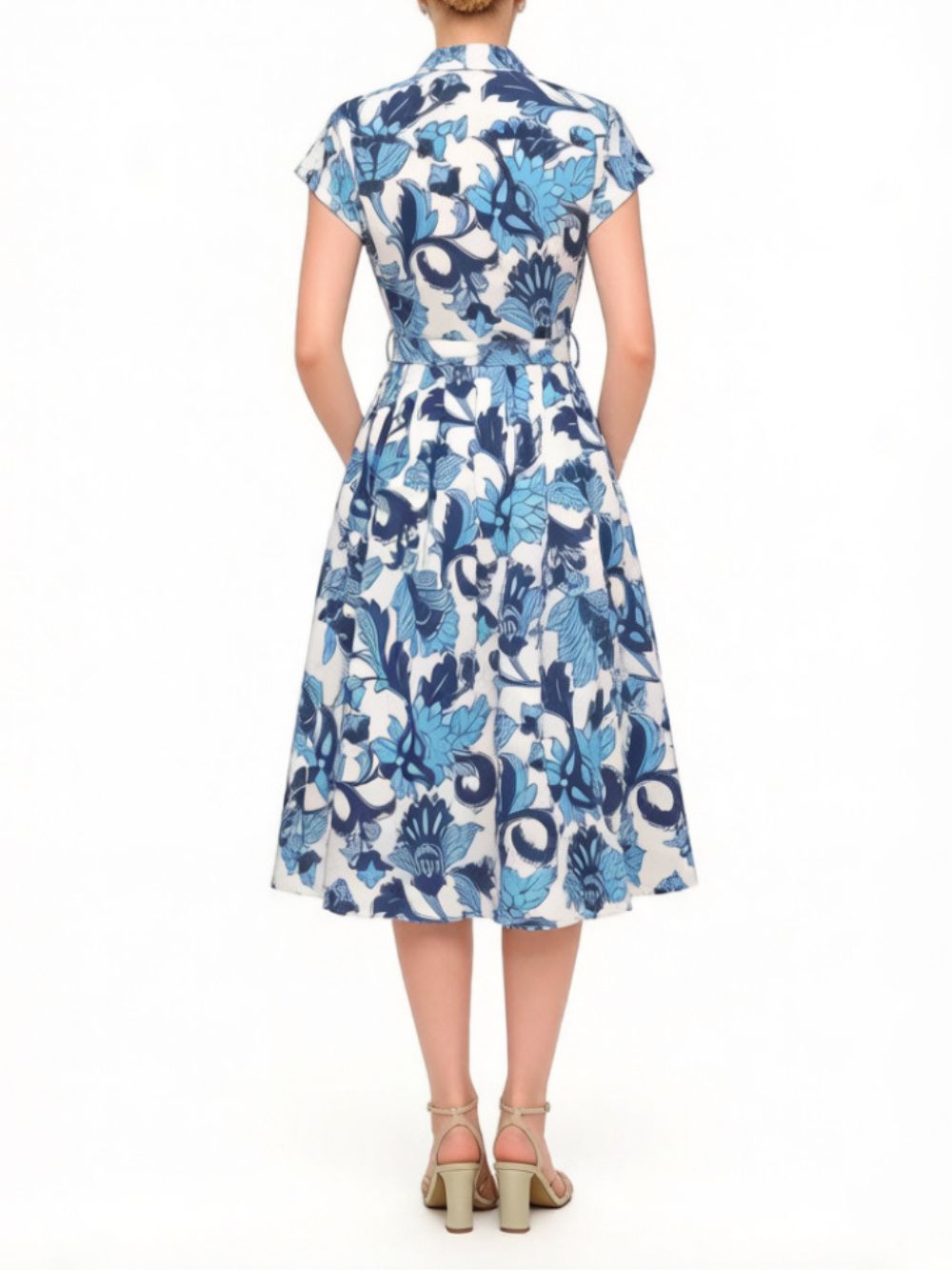Meilin Floral Midi Dress - OWNCI Meilin Floral Midi Dress - OWNCI