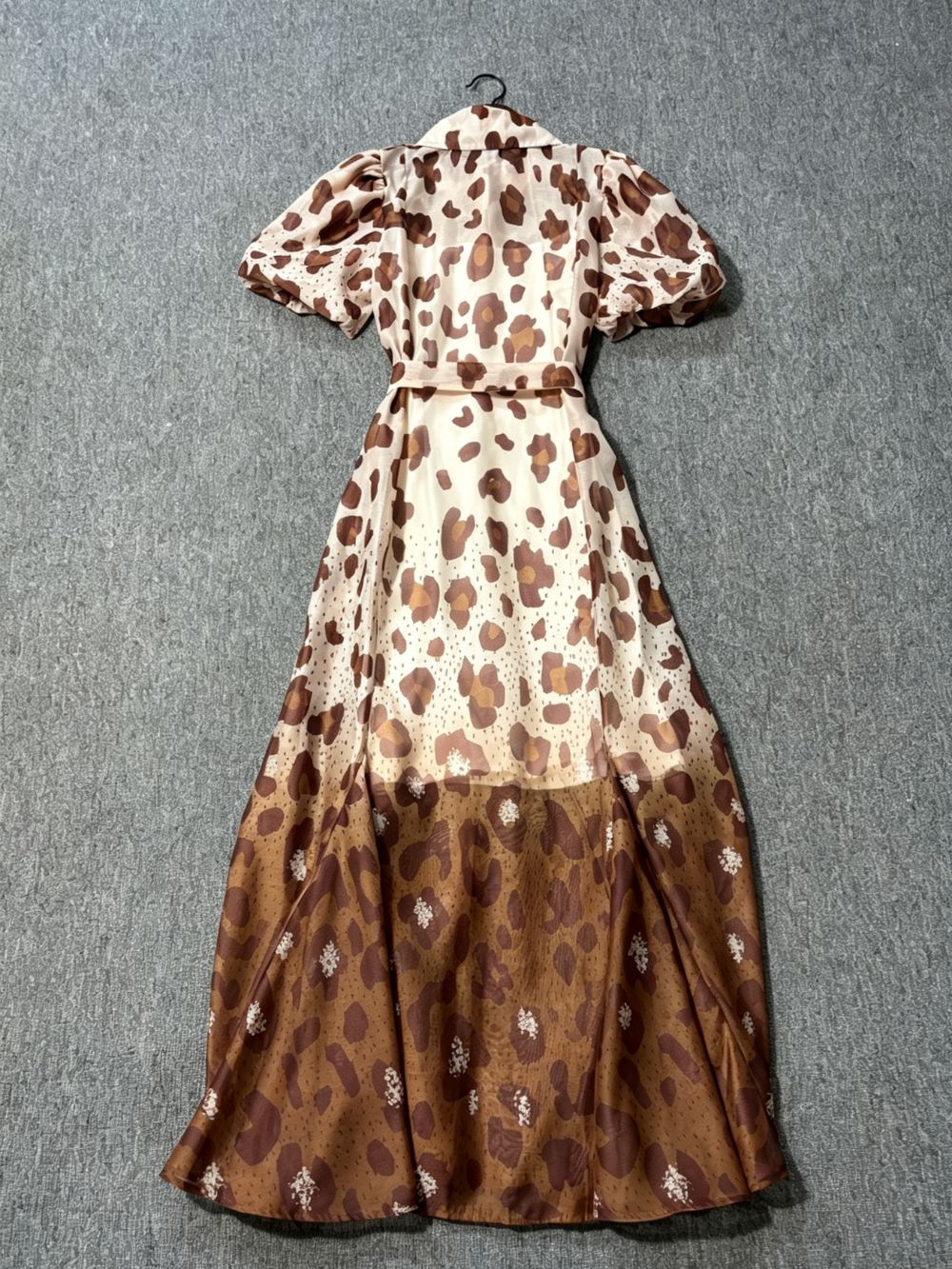 Mehmood Puff Sleeve Printed Midi Dress - OWNCI