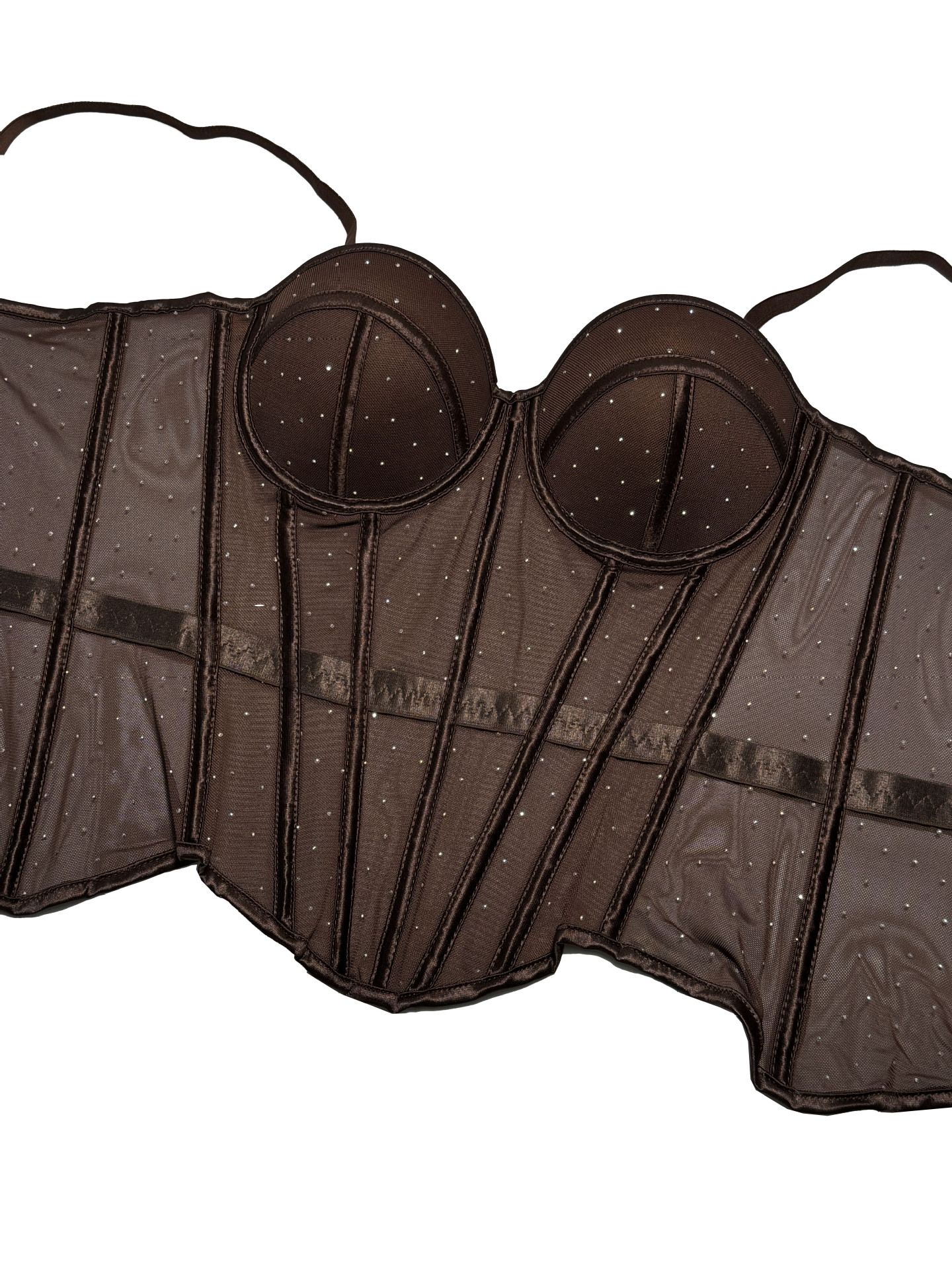 Mélodie Rhinestone Corset Top - OWNCI Mélodie Rhinestone Corset Top - OWNCI