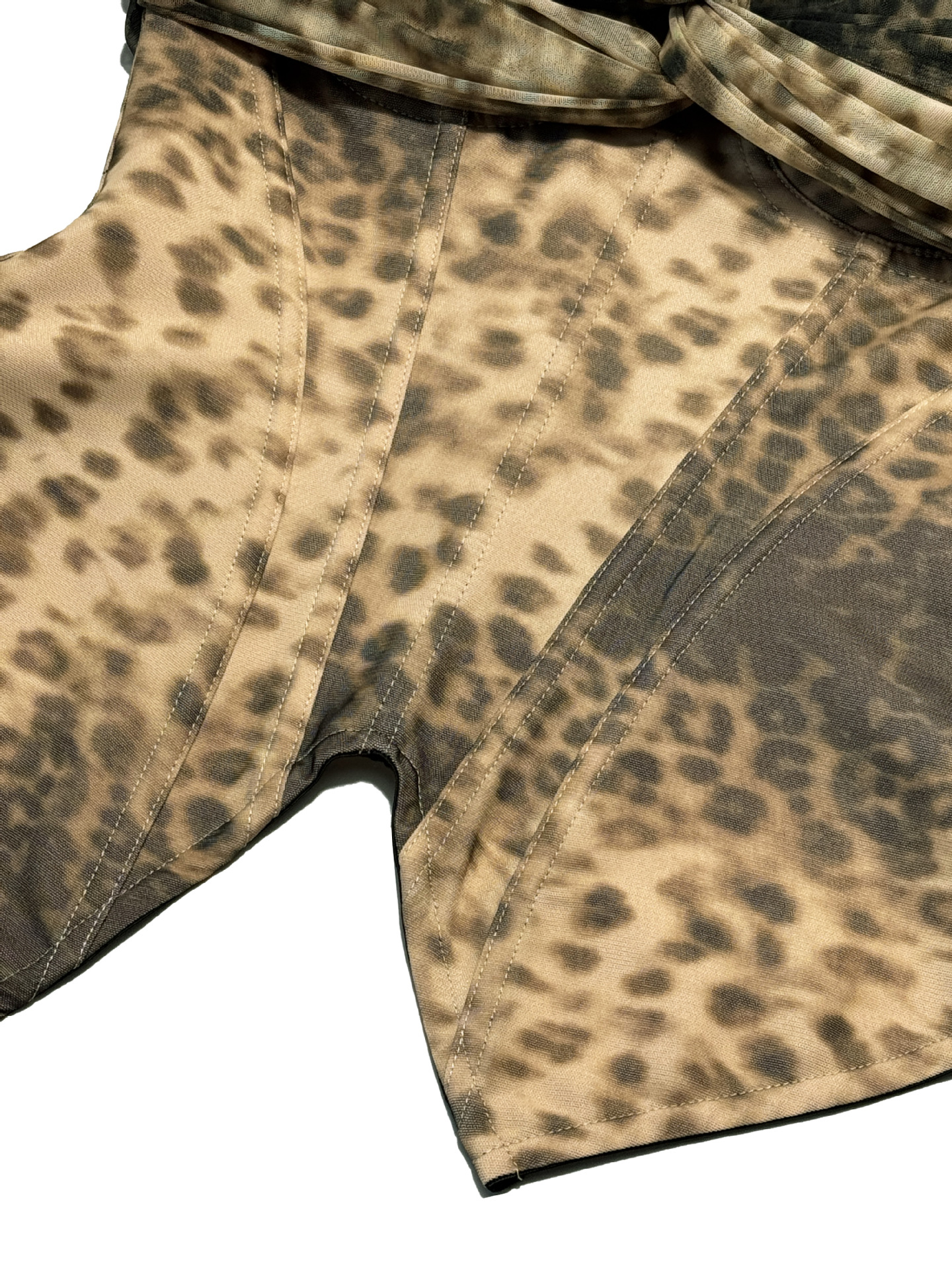 Melly Leopard Corset Top - OWNCI