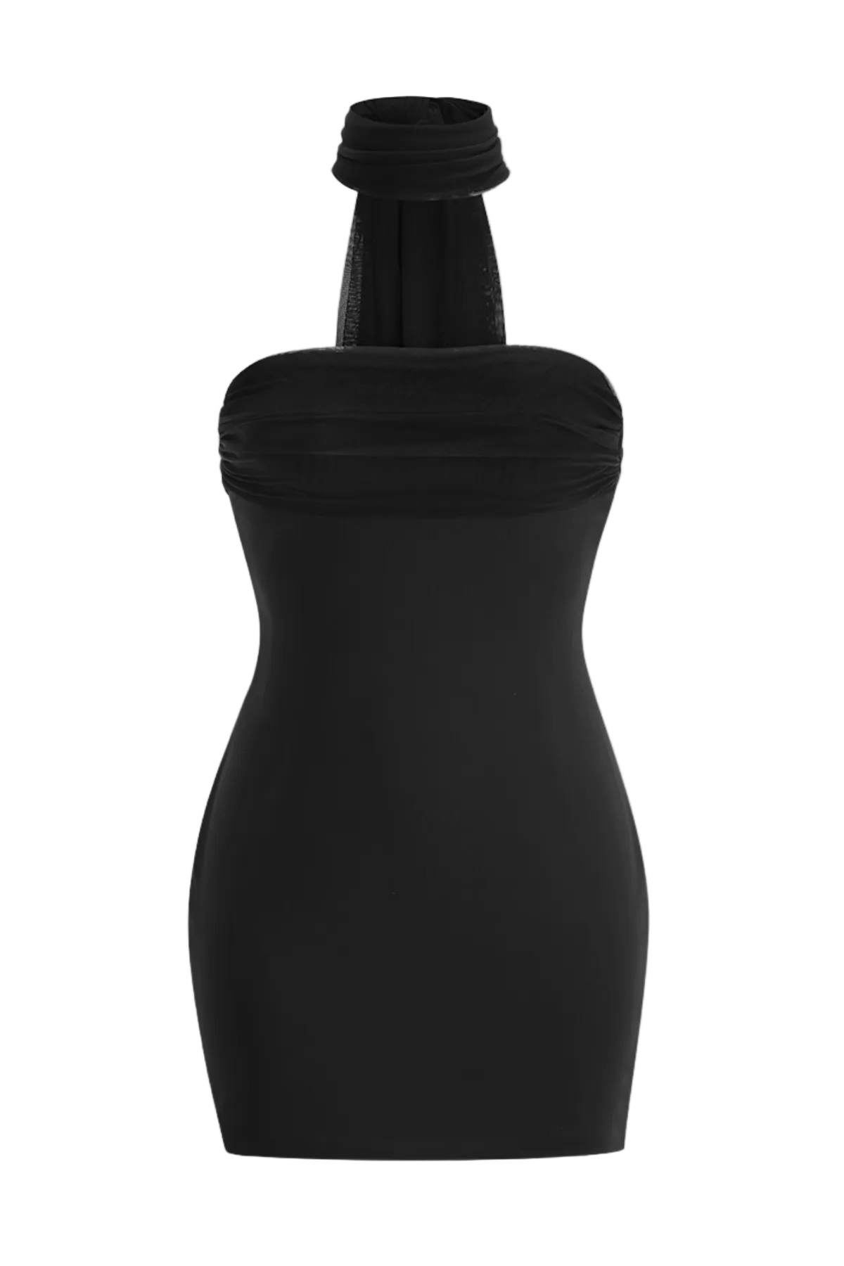 Asat Strapless Wrap Mini Dress – Black - OWNCI Asat Strapless Wrap Mini Dress – Black - OWNCI