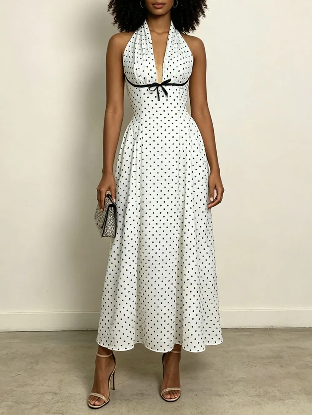 Maurus Halter Dot Maxi Dress - OWNCI