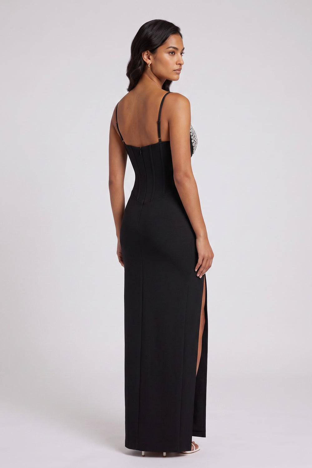 Black Bandage Column Evening Gown - OWNCI Black Bandage Column Evening Gown - OWNCI