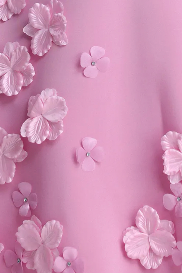 Light Pink Solid Matte Structured Fabric (Likely Crepe or Satin Blend) A-Line Flare Evening Dress - OWNCI Light Pink Solid Matte Structured Fabric (Likely Crepe or Satin Blend) A-Line Flare Evening Dress - OWNCI