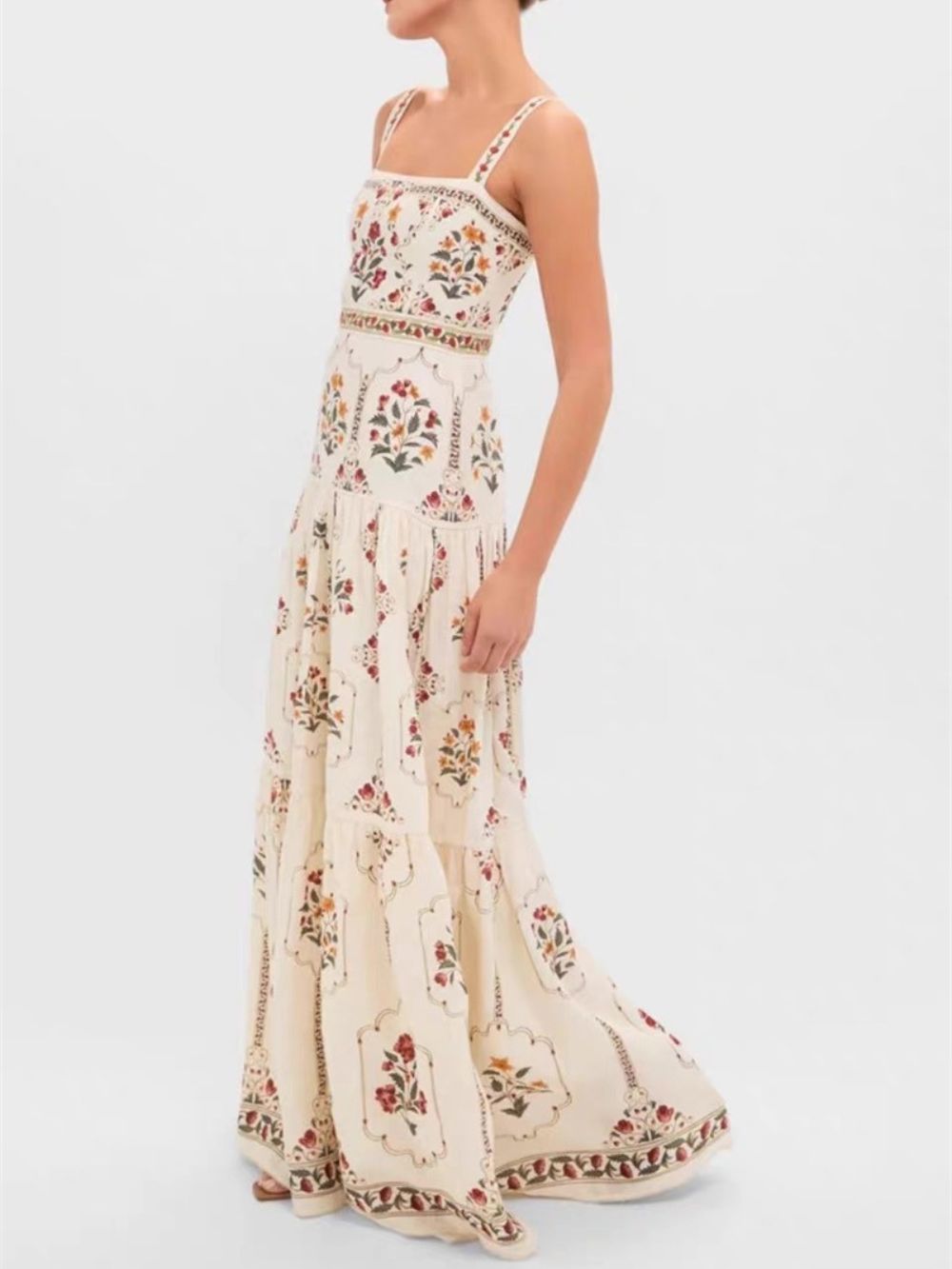 Meabh Strappy Printed Maxi Dress - OWNCI Meabh Strappy Printed Maxi Dress - OWNCI