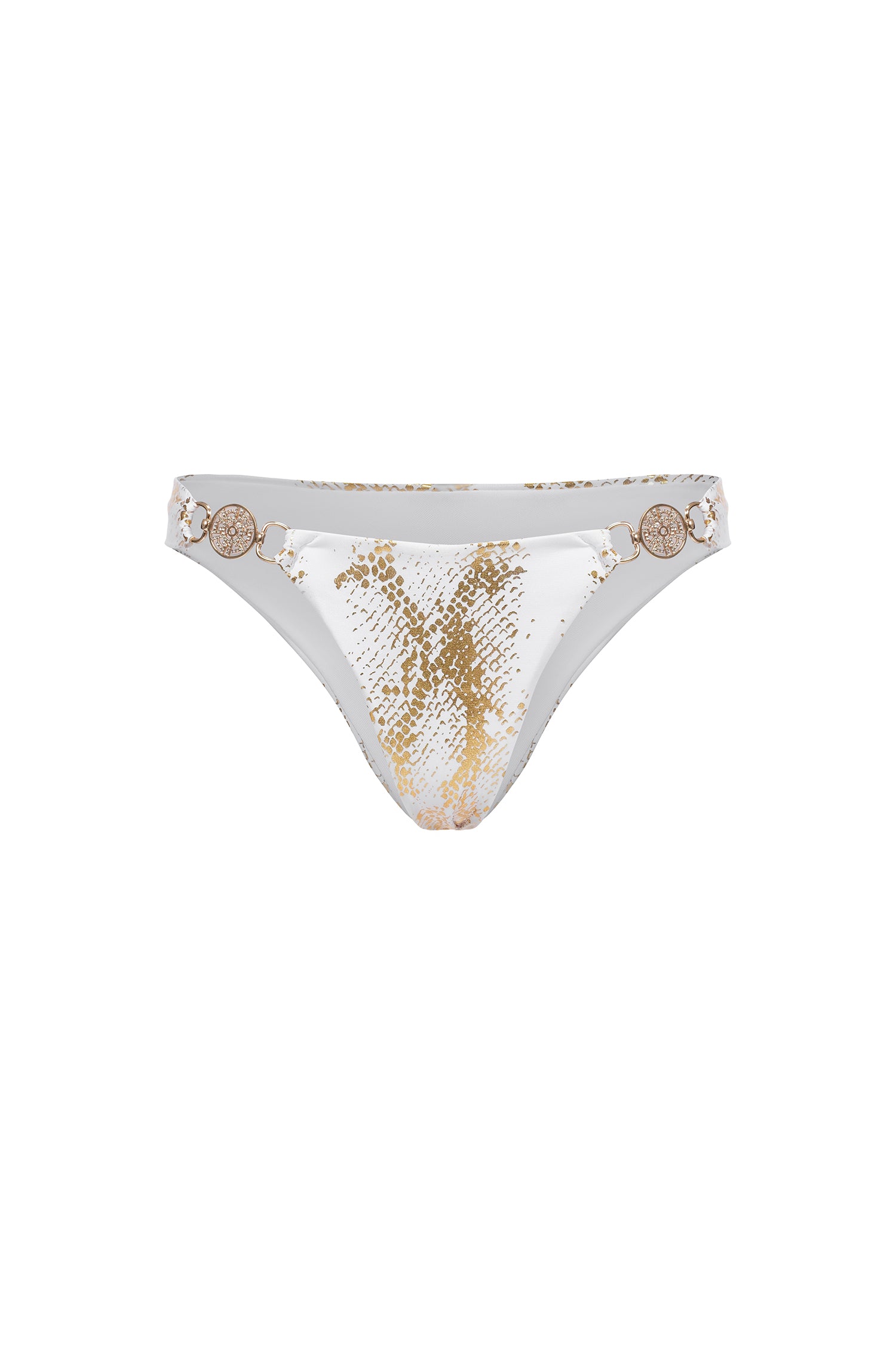 Rina Halter Sleeveless Diamond Gold Stamping Bikini - OWNCI