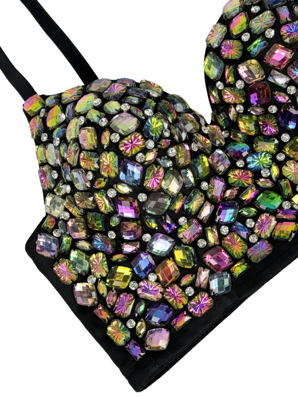 Mercer Diamante Crop Top - OWNCI