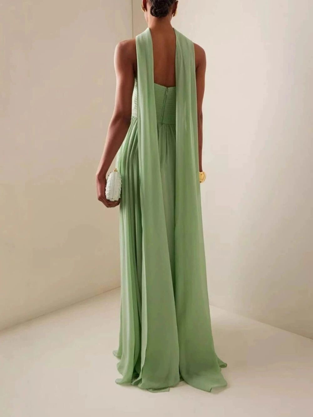 Melania Green Strapless Maxi Dress - OWNCI