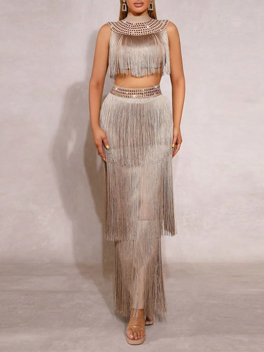 Merrin Tassel Two-Piece Set - OWNCI Merrin Tassel Two-Piece Set - OWNCI