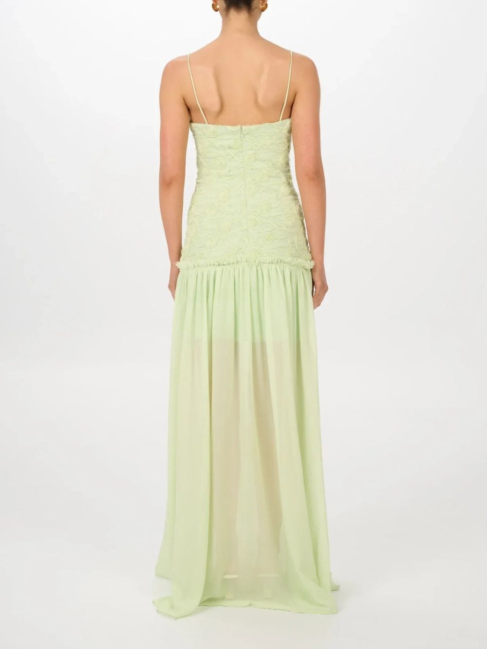 A-Line With Fitted Drop-Waist Bodice Gown - OWNCI