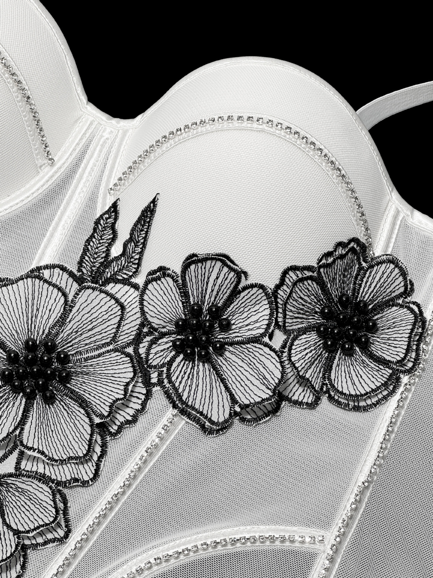 Melonie Flower Corset Top - OWNCI