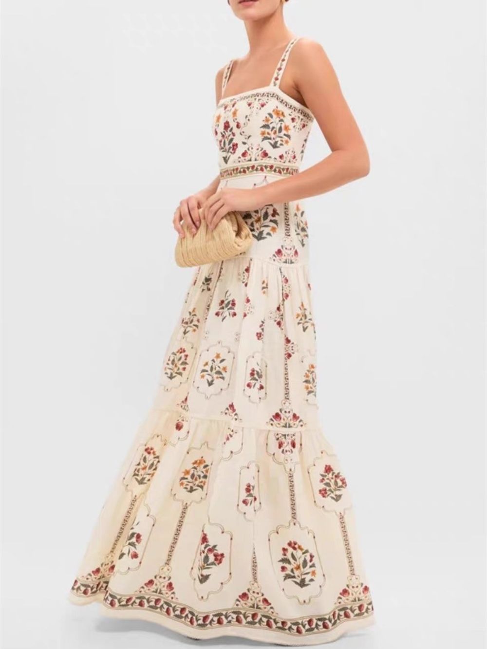 Meabh Strappy Printed Maxi Dress - OWNCI Meabh Strappy Printed Maxi Dress - OWNCI