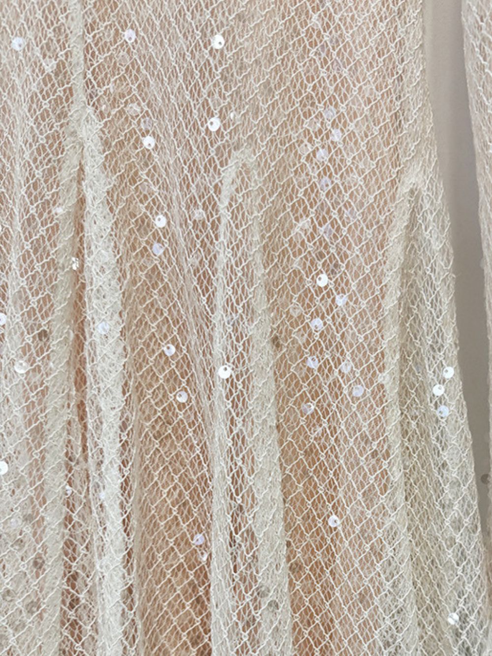 Mily Apricot Sequin Long Sleeve Maxi Dress - OWNCI Mily Apricot Sequin Long Sleeve Maxi Dress - OWNCI
