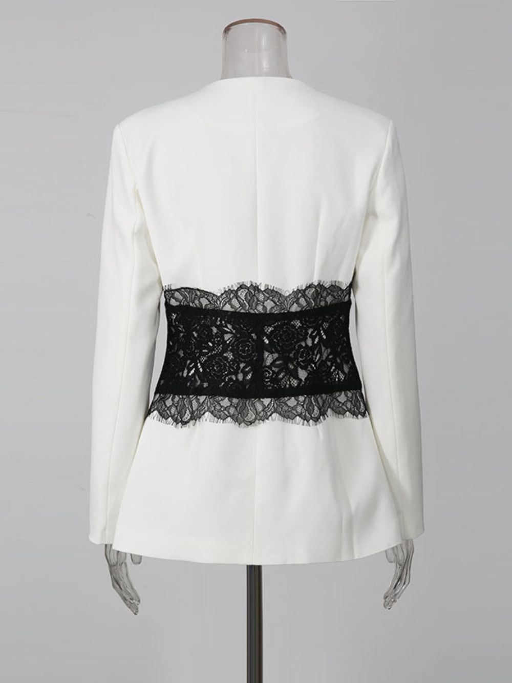 Mickie White Lace Blazer - OWNCI Mickie White Lace Blazer - OWNCI